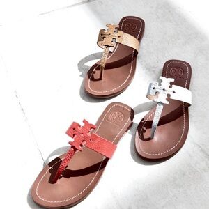Tory Burch coral sandals size 7.5